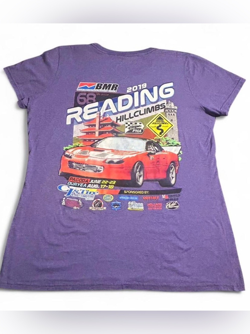 Purple Reading Hillelimbs 2019 T-shirt BMR